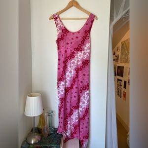 90s Maxi Tropical Dress